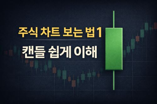 주식 차트 보는 법 1편 캔들 쉽게 이해 대표 썸네일 이미지