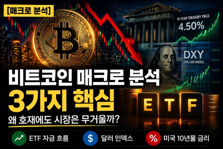 비트코인 매크로 분석 3가지 핵심 대표 썸네일 이미지