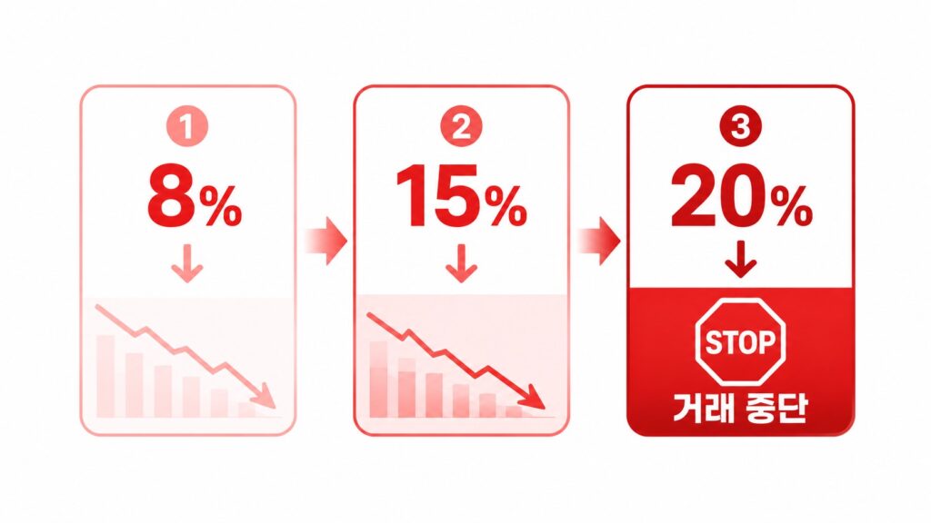 서킷브레이커 단계별 발동 조건