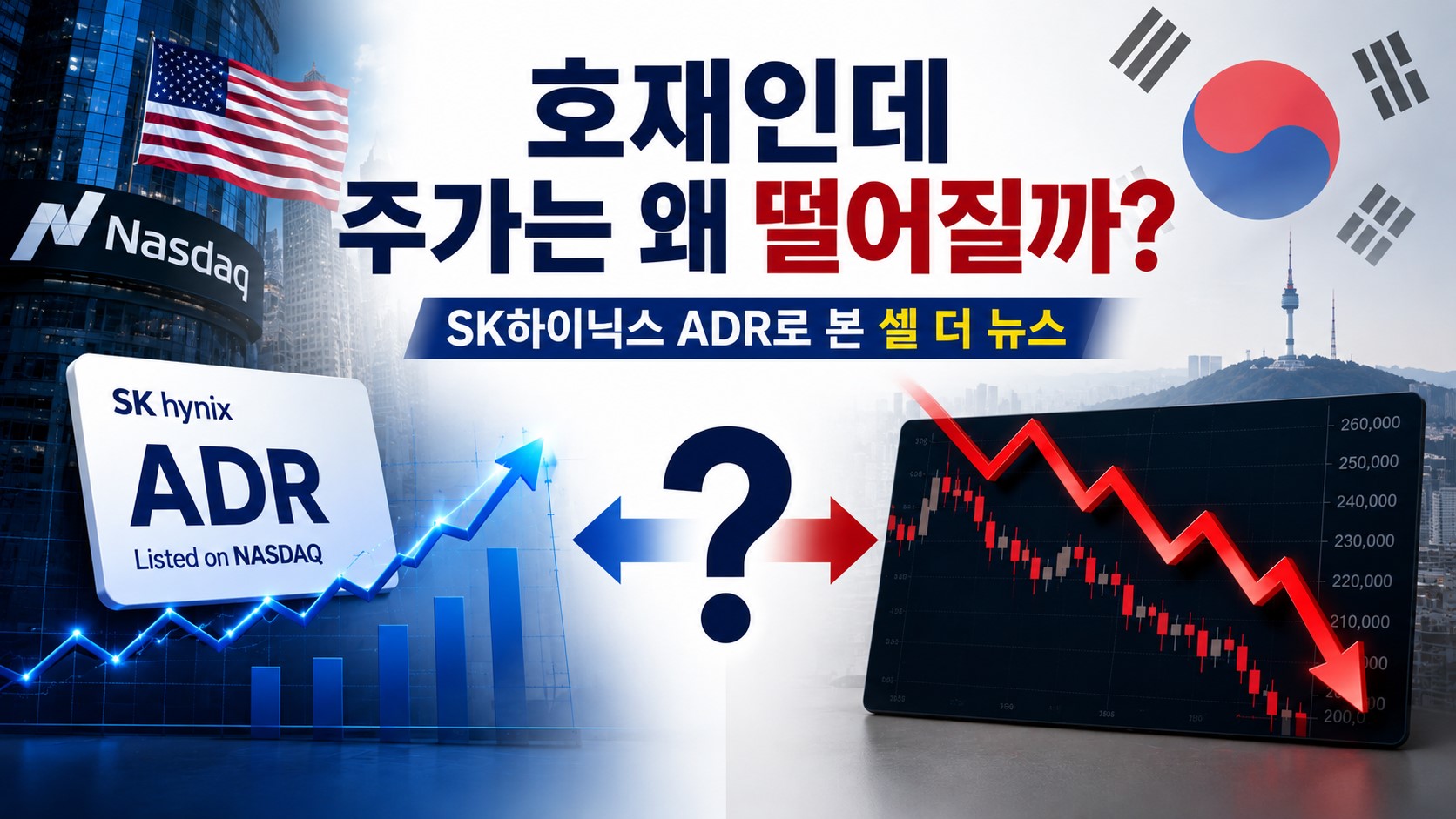 SK하이닉스 ADR, 호재 뉴스에 주가는 왜 떨어졌을까? 셀 더 뉴스의 원리