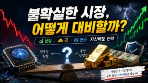불확실한 시장에서 성장자산 금 현금으로 자산배분하는 방법