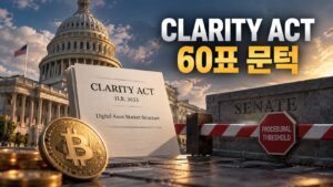 미국 상원 60표 문턱에 막힌 클래리티 법안 CLARITY Act